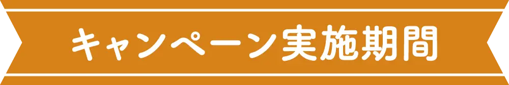 キャンペーン実施期間